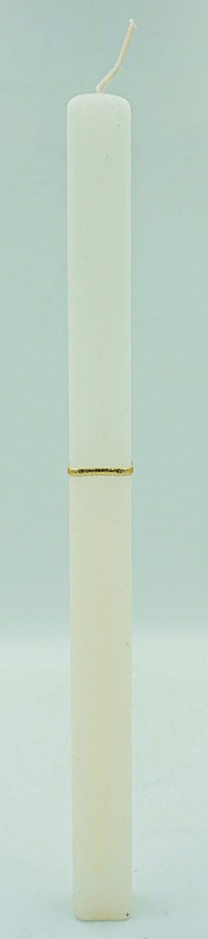 Scented Easter Candle Square Half Ecru 29cm SET OF 2