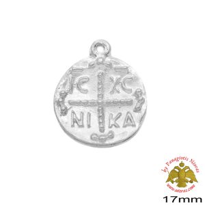 Casting Constantinato ICXC Pendant SILVER PLATED - 40 pcs