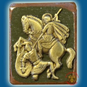 Wooden Orthodox Icon Saint Demetrios Mangetic or Hanging