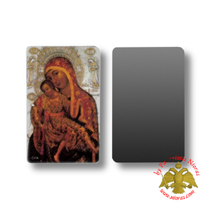 Orthodox Holy Virgin Mary Mercy Paper Icon on Magnet Foil (set of 5pcs)