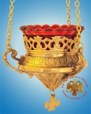 Hanging Oil Candle Brass