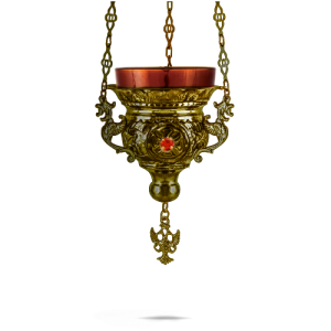 Orthodox Vigil Oil Candle Byzantine N1 Antique