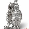 Athinaikon Style A Church Censer Silver Plated