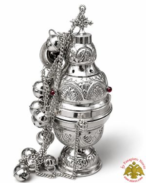 Athinaikon Style A Church Censer Silver Plated