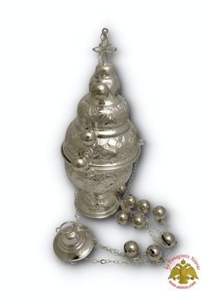 Athinaikon Style Church Censer Silver 925