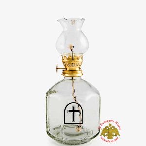 Glass Lamp for Parafinn Oil Octagon Base 500ml