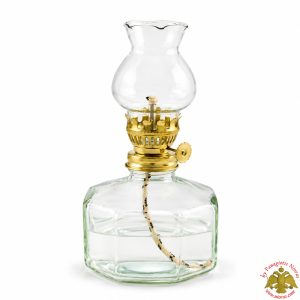 Γύαλινη Λάμπα Παραφίνης Εξάγωνο 300ml
