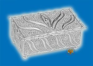 Tabernacle Filigree Box Silver Plated Design B