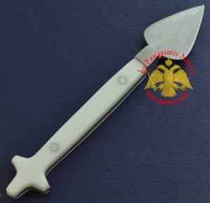 Λόγχη με Κοκκάλινη Λαβή Λευκή 16cm