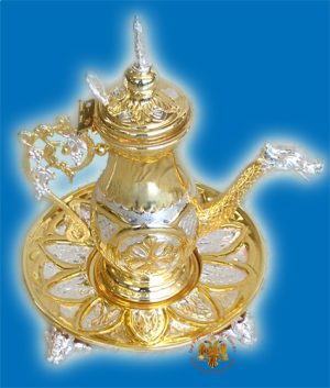 Ecclesiastical Zeon Silver Gold Plated Hand Made