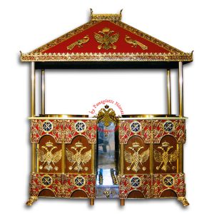 Orthodox Ventilated Candelabra Aluminum With 2 Trays Ø 70cm 86x165x248cm