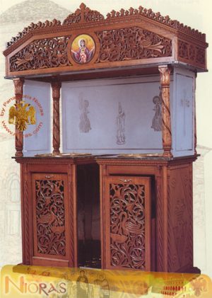 Candlelabrum WoodCarved Double No.311