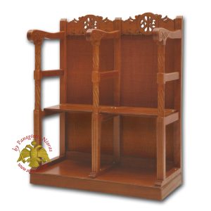 Εκκλησιαστικό Στασίδι με ΑΡΧΩ design Διακοσμημένο στην Πλάτη (Τιμή Ανα Κάθισμα)