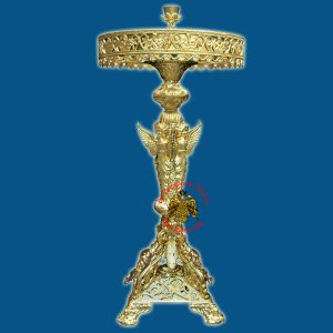 Orthodox Church Style Candelabrum Aluminium with Holy Angels D:60cm