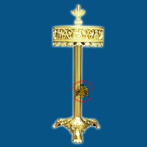 Orthodox Church Style Candelabrum Aluminium for Candles D:30x70cm