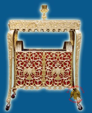 Ecclesiastical Rectangular Candelabrum alouminium Drawable for Sand 70x42x100cm