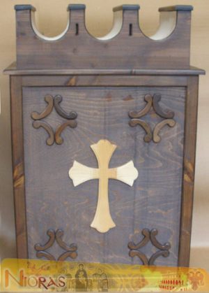 Natural Wood Closet for Candles 3 Sites