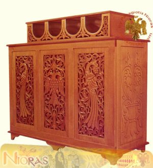 Candle Case Wooden 4 Sites B