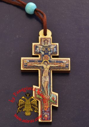 Ξύλινο Ρώσσικο Σταυρουδάκι 8χ4cm