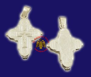 Traditional Byzantine Orthodox Silver 925 Cross - 704