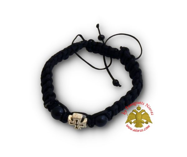 Preying Rope Hand Wrist Praying Rope with Metal Cross Nickel - Nioras Orthodox Family