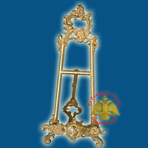 Icon Stand Base Brass Tripod Display Easels 14cm