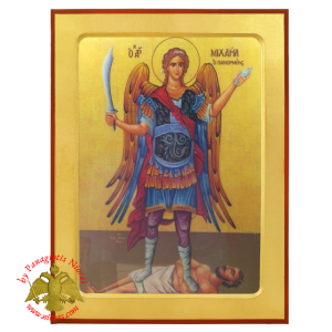 Archangel Michael Panormites of Syme Byzantine Wooden Icon
