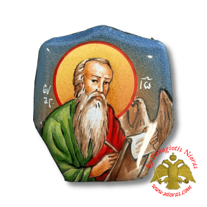 Σμάλτινη Εικόνα Ευαγγελιστής Ιωάννης