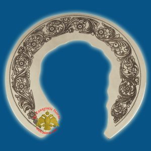 Metal Saint Apostle Luke Byzantine Halo 10x11cm Silver Plated