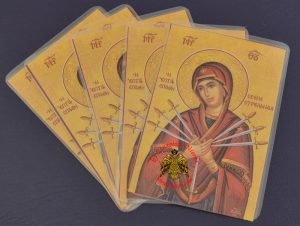 Πλαστικοποιημένη Εικόνα της Παναγίας Επτάσπαθης