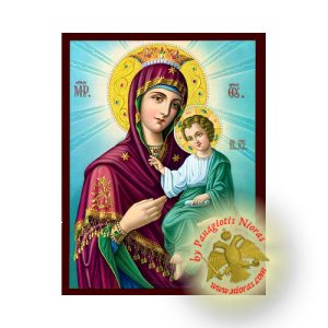 Παναγία Γρηγορούσα - Κλασσική Ξύλινη Εικόνα