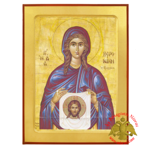 Saint Veronica Byzantine Wooden Icon