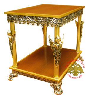Orthodox Church Aluminium Table 100x74x83cm