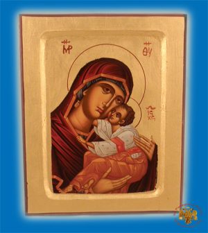Panagia Glikofilousa with Frame Design B