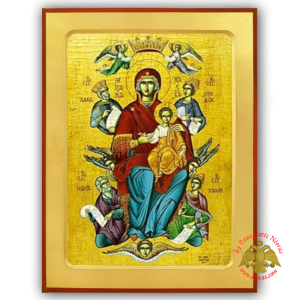 Holy Virgin Mary "Pantanassa" Wooden Icon