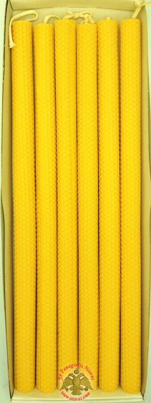 Γνήσιο Κερί Μέλισσας Λαμπάδα για το Πάσχα ΣΕΤ 2 τεμ