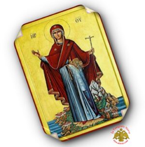 Πλαστικοποιημένη Εικόνα Παναγία Ηγουμένη του Αγίου Όρους