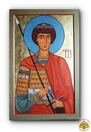 Holy Wooden Icon of Saint George Copy from the Orthodox Country of Georgia