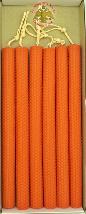 Γνήσιο Κερί Μέλισσας Λαμπάδα για το Πάσχα ΣΕΤ 2 τεμ