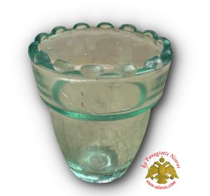 Replacement Oil Candle Clear Glass Cup Design M3 set of 2 pcs