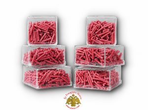 Parafine Wax Wicks for Oil Candles 35gr With 1 Float in a Clear Plastic 6x6x4cm Box SET of 2