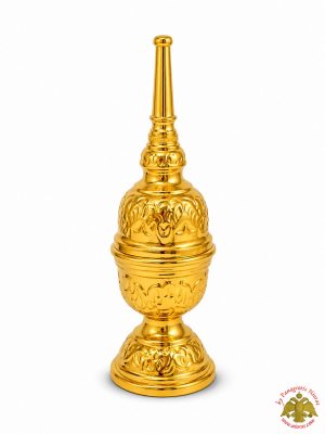 Orthodox Church Sprinkler for Holy Myrrh and Cologne Gold Plated 23x7cm