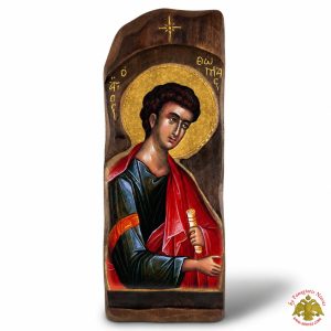 Άγιος Θωμάς Παλαιωμένη Εικόνα σε Φυσικό Ξύλο